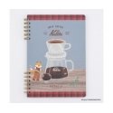 Užrašinė „drip coffee Kalita“ B6, langeliais 5 mm, NW-B610-1 Užrašinė „drip coffee Kalita“ B6, langeliais 5 mm, NW-B610-1