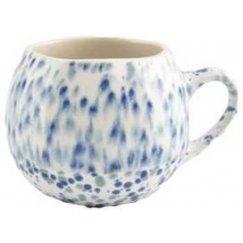 Krūze Salt&Pepper Muggies punktuota zila, 460 ml