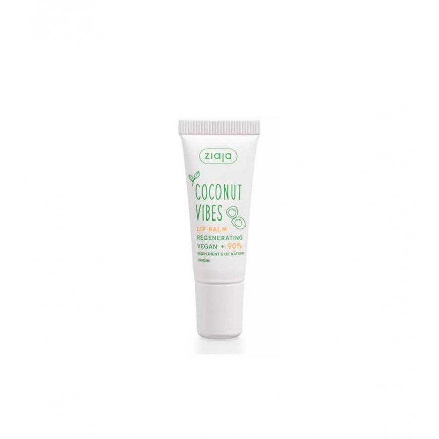 Ziaja Coconut and Orange Vibes Regenerating Lip Balm, 10 ml