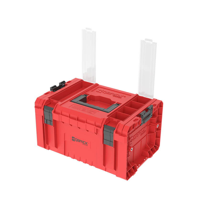 Q-Brick Työkalupakki Qbrick System PRO 2.0 TOOLBOX PROFI Punainen Ultra HD
