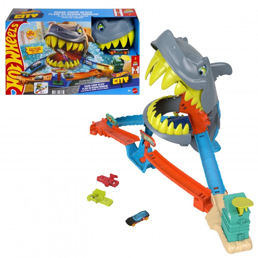 Hot Wheels City Shark Chomp Beach – 2