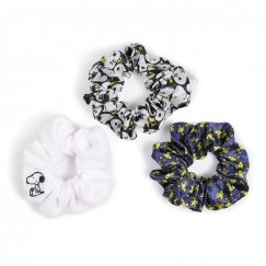 Peers Hardy Peanuts Snoopy 3 Hair Scrunchie Set