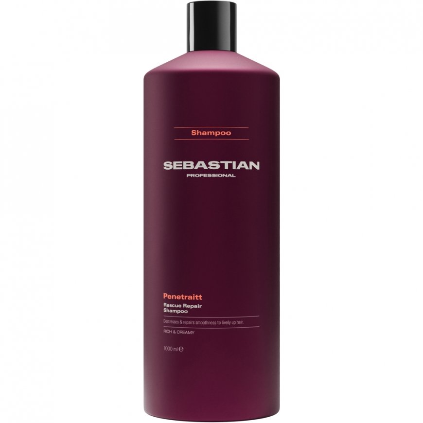 Sebastian Professionals PENETRAITT professionaalne taastav šampoon kreemja tekstuuriga puhastab, toidab ja parandab 280 ml – 2
