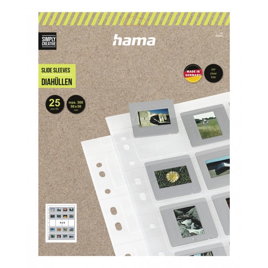 Hama Slide sleeves valokuvakansio 20 arkkia 50 x 50 mm – 2