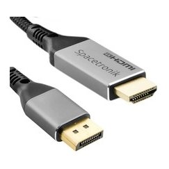 DP to HDMI Cable 4K 60Hz Spacetronik KDH-SPA050 5m