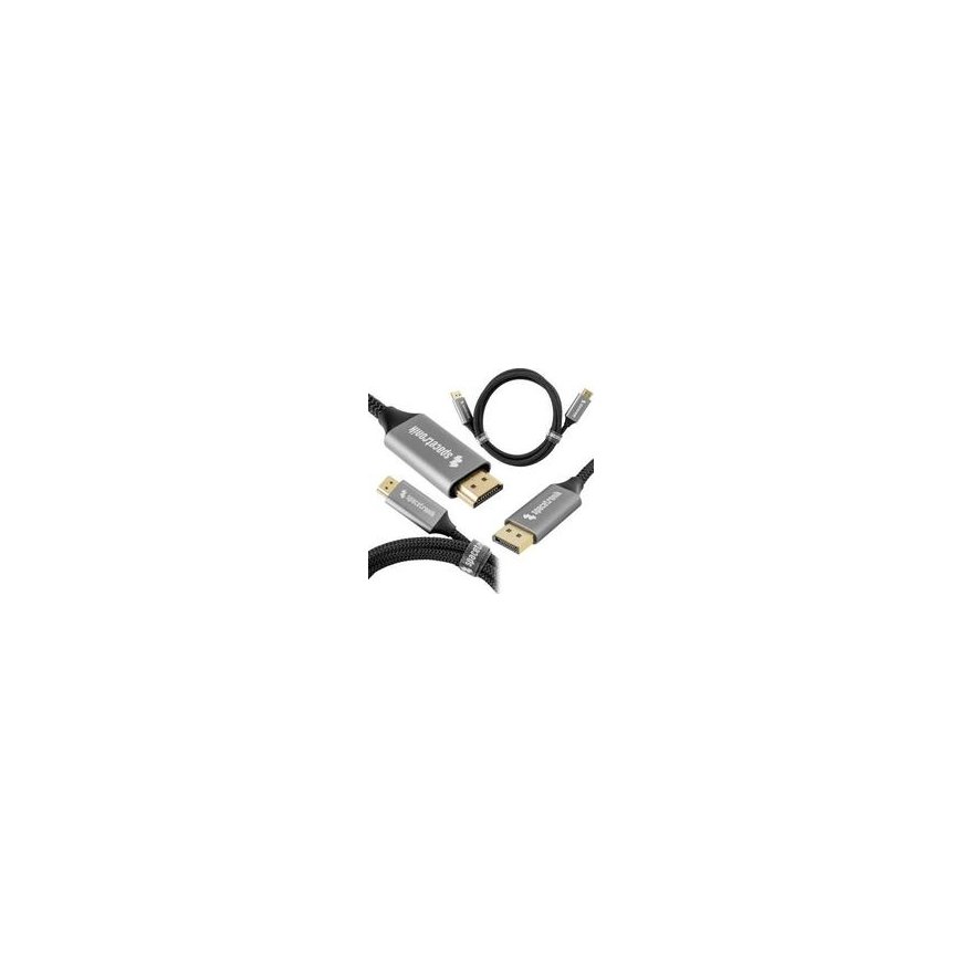 Kabelis DP HDMI 4K 60Hz Spacetronik KDH-SPA050 5m – 2