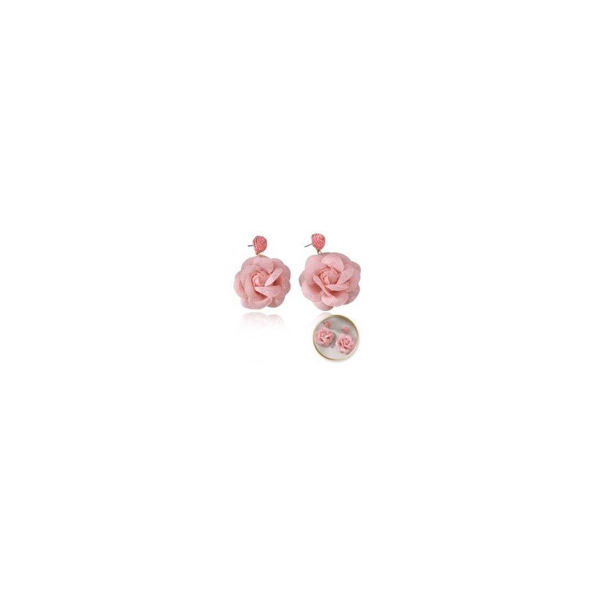 Elegant Steel Earrings 2in1 Round VABRAE019S – 2
