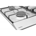 Amica PGA6100BPR keittolevy Harjattu teräs Kiinteä 59 cm Kaasuliesi 4 alue(tta)