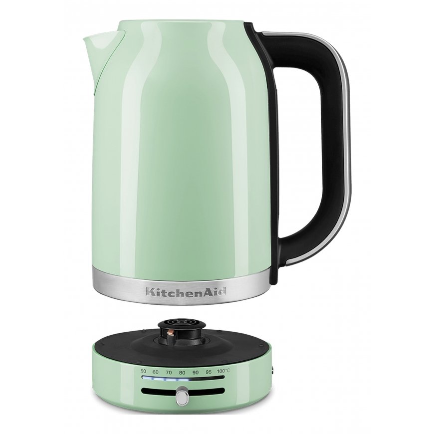KitchenAid 5KEK1701EPT elektrikann 1,7 l 2400 W Must, Roheline, Roostevaba teras – 2