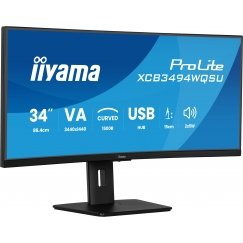 iiyama ProLite XCB3494WQSU-B1 kompiuterio monitorius 86,4 cm (34") 3440 x 1440 pikseliai UltraWide Q