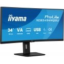 iiyama ProLite XCB3494WQSU-B1 monitori 86,4 cm (34") 3440 x 1440 pikseļi UltraWide Quad HD LED Melns iiyama ProLite XCB3494WQSU-B1 monitori 86,4 cm (34") 3440 x 1440 pikseļi UltraWide Quad HD LED Melns