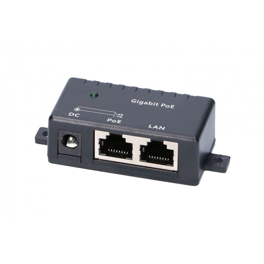 Extralink POE INJECTOR 1 PORT GIGABIT - 1 Gbps - 1-Port Gigabit Ethernet 48 V