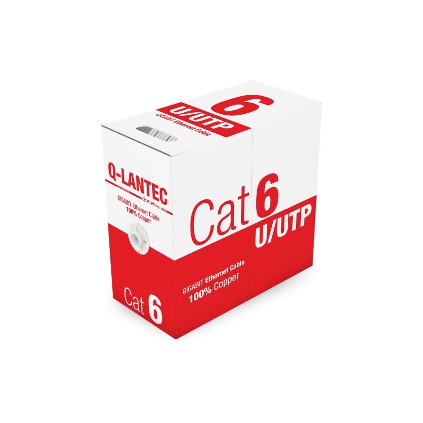 Alantec KIU6PVC305Q tīkla kabelis Gaiši Pelēks 305 m Cat6 U/UTP (UTP)