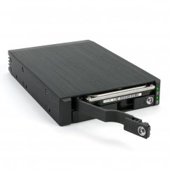 Fantec MR-25DUAL Чехол дляжестких и твердотельных дисков Черный