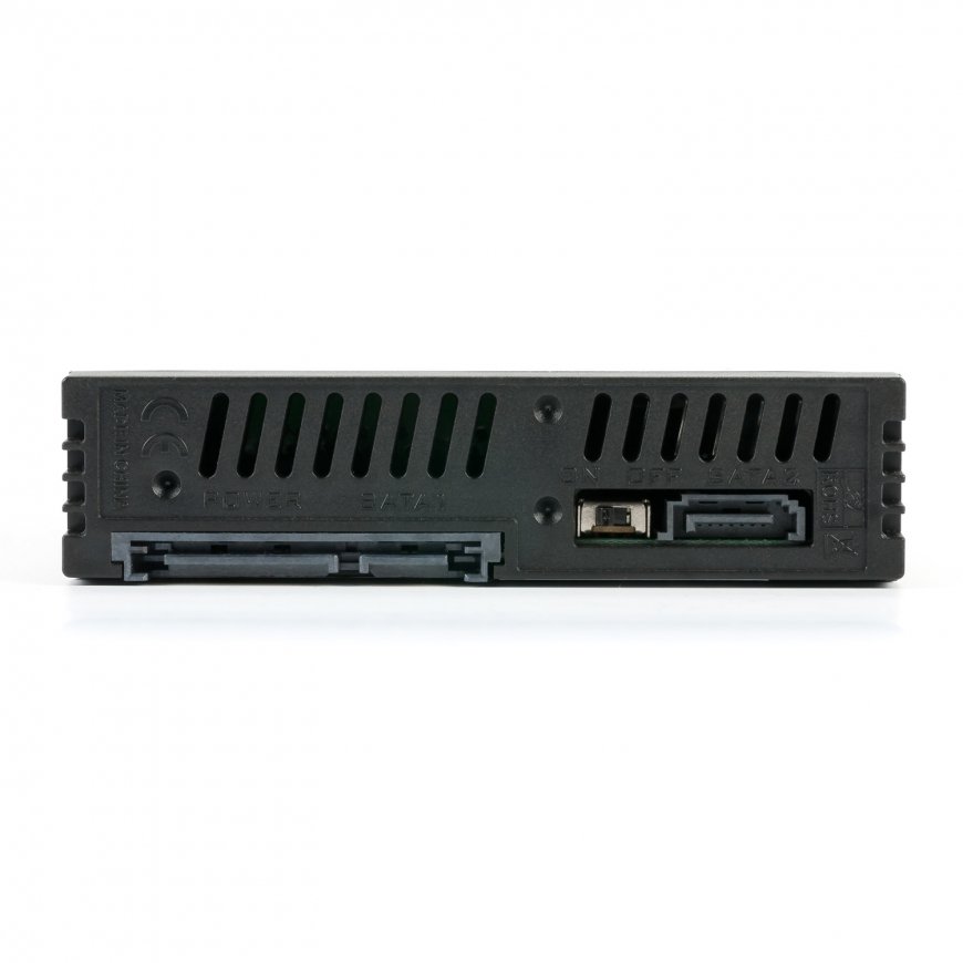 Fantec MR-25DUAL HDD-/SSD-kotelo musta – 3