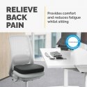 Fellowes Breyta Comfort Seat Cushion With Coccyx Cut Out For Office Chair Black - 100119850 Must Ist Fellowes Breyta Comfort Seat Cushion With Coccyx Cut Out For Office Chair Black - 100119850 Must Ist
