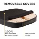 Fellowes Breyta Comfort Seat Cushion With Coccyx Cut Out For Office Chair Black - 100119850 Must Ist Fellowes Breyta Comfort Seat Cushion With Coccyx Cut Out For Office Chair Black - 100119850 Must Ist