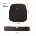 Fellowes Breyta Comfort Seat Cushion With Coccyx Cut Out For Office Chair Black - 100119850 musta Is Fellowes Breyta Comfort Seat Cushion With Coccyx Cut Out For Office Chair Black - 100119850 musta Is
