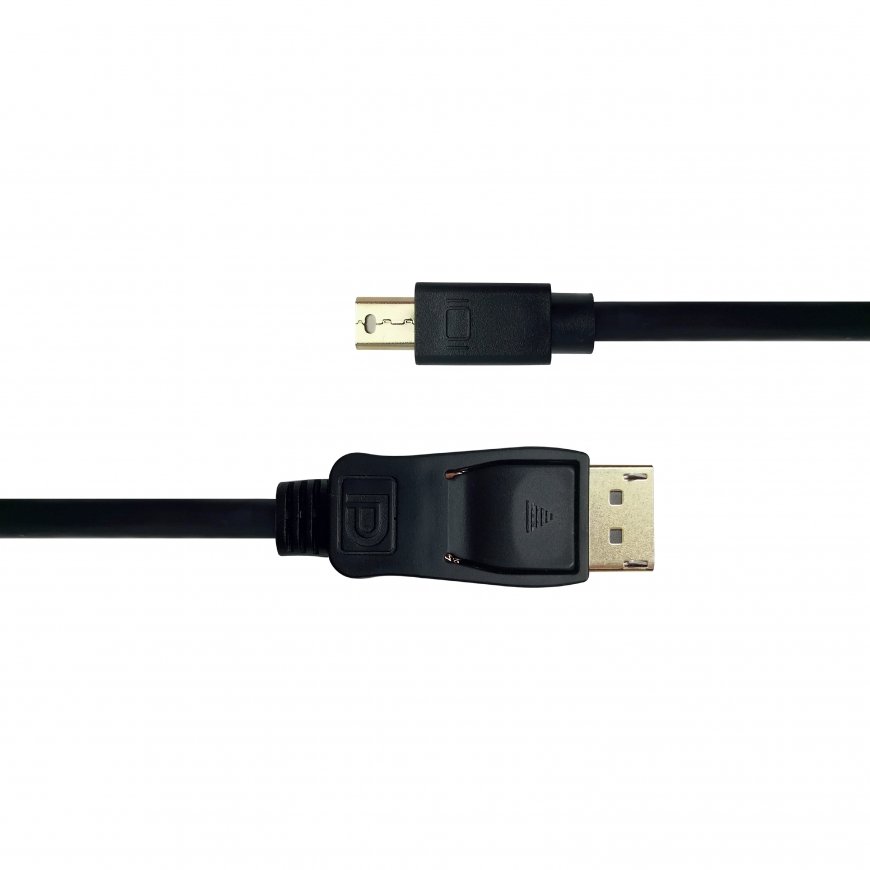Deltaco 110005 DisplayPort cable 1 m Mini DisplayPort Black – 2