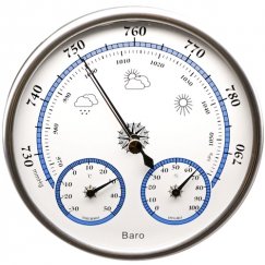 Technoline WA 3090 higrometras ir psichrometras Lauke Sidabras, Balta