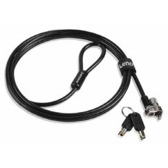 Lenovo 4Z10P40247 kabelio užraktas Juoda 1,8 m