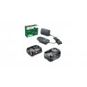Bosch Starter-Set 18V - 2 x Akku (2,0 Ah + 4,0 Ah) Aku ja laadija komplekt Bosch Starter-Set 18V - 2 x Akku (2,0 Ah + 4,0 Ah) Aku ja laadija komplekt