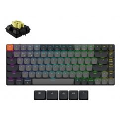 Keychron K3X-B4 tastatūra Universāls USB + Bluetooth QWERTY Angļu Pelēks