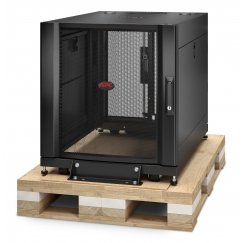 APC NetShelter SX, Server Rack Enclosure, 12U, Shock Packaging, Black, 658H x 600W x 900D mm