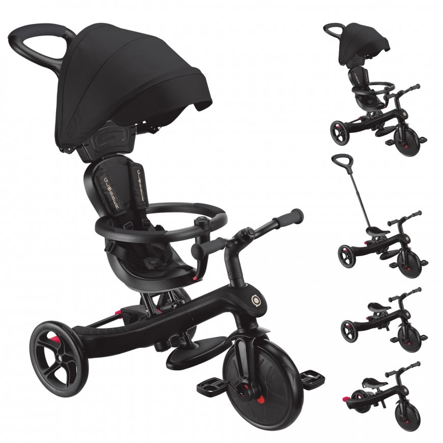 Globber Explorer Tike 4in1 trīsritenis Bērni
