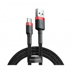 Baseus CATKLF-B91 USB kabelis 1 m USB A USB C Juoda, Raudona