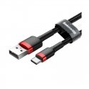 Baseus CATKLF-B91 USB кабель 1 m USB A USB C Черный, Красный