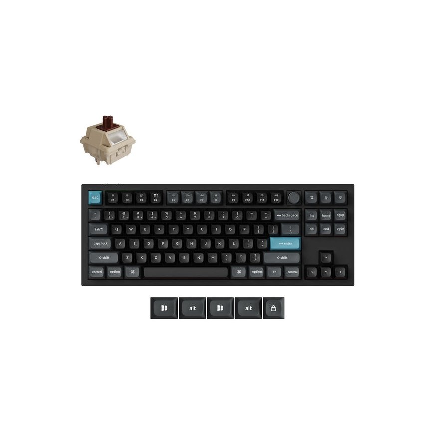 Keychron Q3 Ultra 8K клавиатура Универсальная Bluetooth QWERTY Черный