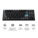 Keychron Q3 Ultra 8K klaviatūra Universalus „Bluetooth“ QWERTY Juoda Keychron Q3 Ultra 8K klaviatūra Universalus „Bluetooth“ QWERTY Juoda