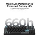 Keychron Q3 Ultra 8K klaviatūra Universalus „Bluetooth“ QWERTY Juoda Keychron Q3 Ultra 8K klaviatūra Universalus „Bluetooth“ QWERTY Juoda