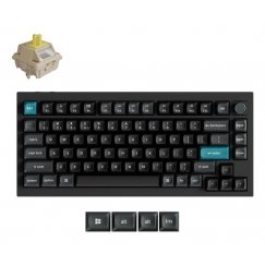 Keychron Q1 Ultra 8K klaviatūra Žaidimams USB + RF Wireless + Bluetooth Juoda