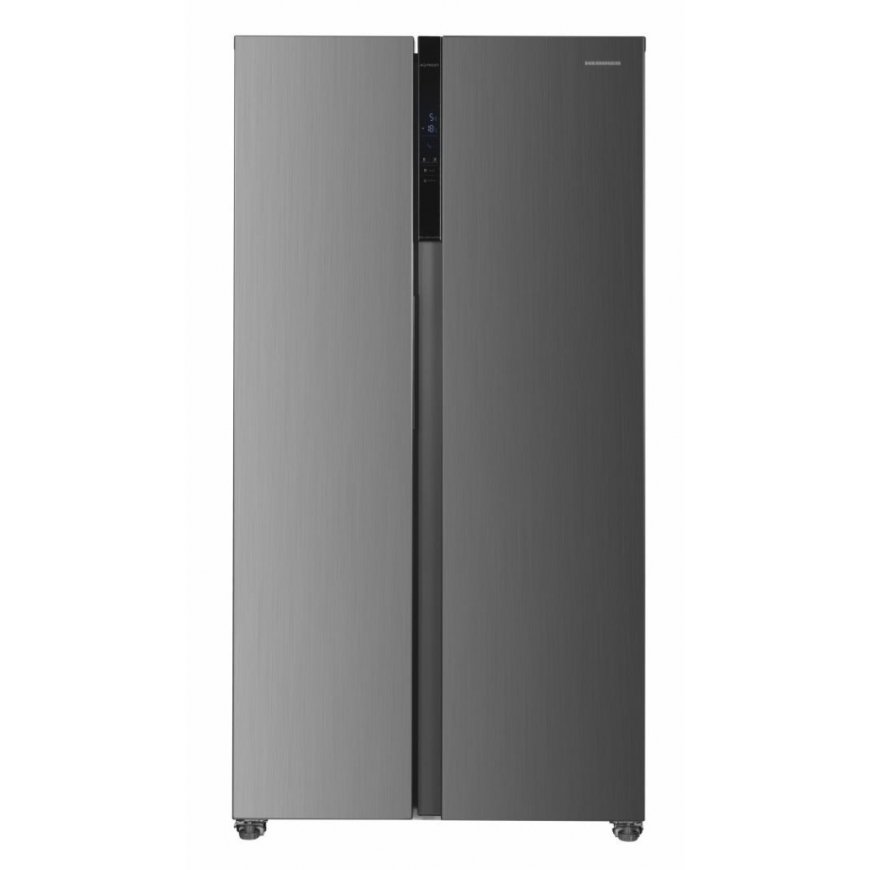 Heinner HSBS-H442NFXE++ side-by-side refrigerator Freestanding 442 L Stainless steel