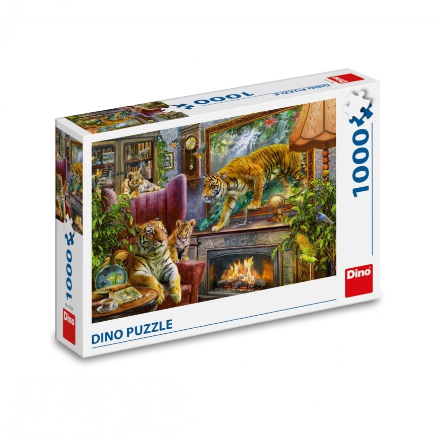 Dino pusle 1000 tk: Ellu ärkavad tiigrid