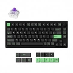 Keychron Lemokey P1 HE klaviatūra Universalus USB + RF Wireless + Bluetooth Juoda