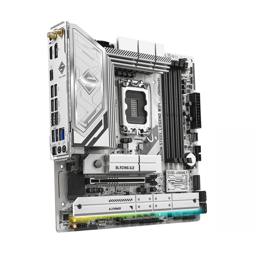Asrock B860M Steel Legend WiFi Intel B860 LGA 1851 (Socket V1) Mikro ATX – 3