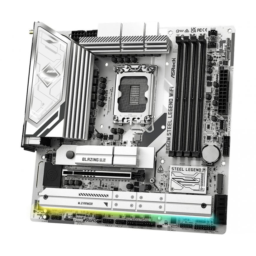 Asrock B860M Steel Legend WiFi Intel B860 LGA 1851 (Socket V1) Mikro ATX – 4