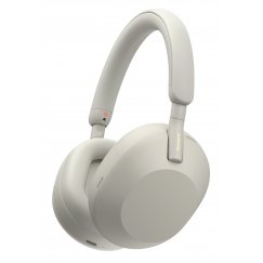Sony WH-1000XM5 Гарнитура Проводной и беспроводной Оголовье Calls/Music Bluetooth Серебристый, Белый