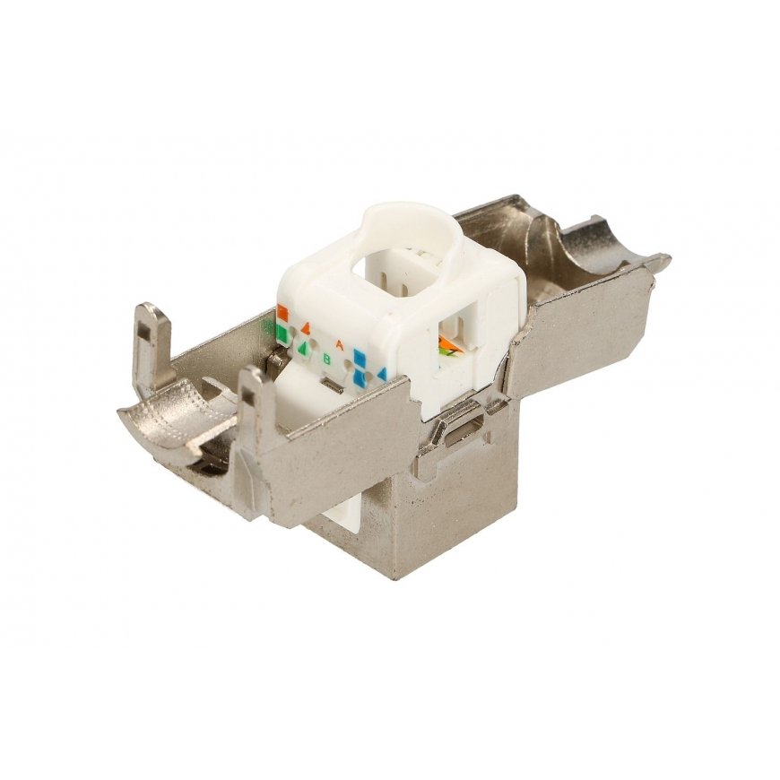 Extralink CAT6A STP RJ45 keystone – 3