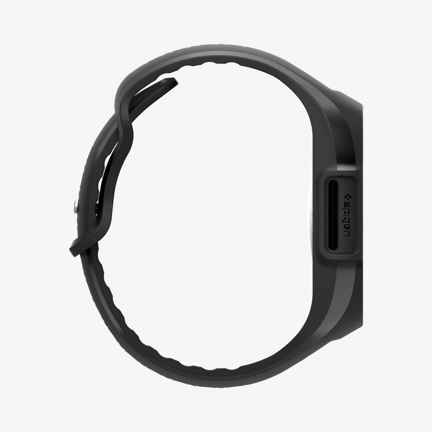 Spigen Liquid Air Pro Kotelo + hihna musta Silikoni – 4