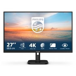 Philips 27E1N1800A/00 монитор для ПК 68,6 cm (27") 3840 x 2160 пикселей 4K Ultra HD LED Черный