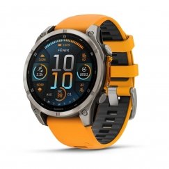 Garmin fenix 8 3,56 cm (1.4") AMOLED 47 mm Digitaalne 454 x 454 pikslit Puutetundlik ekraan Grafiit WiFi GPS (satelliit)