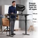 ONKRON WDF221E-B standing desk frame Electric 2 leg(s) Black ONKRON WDF221E-B standing desk frame Electric 2 leg(s) Black