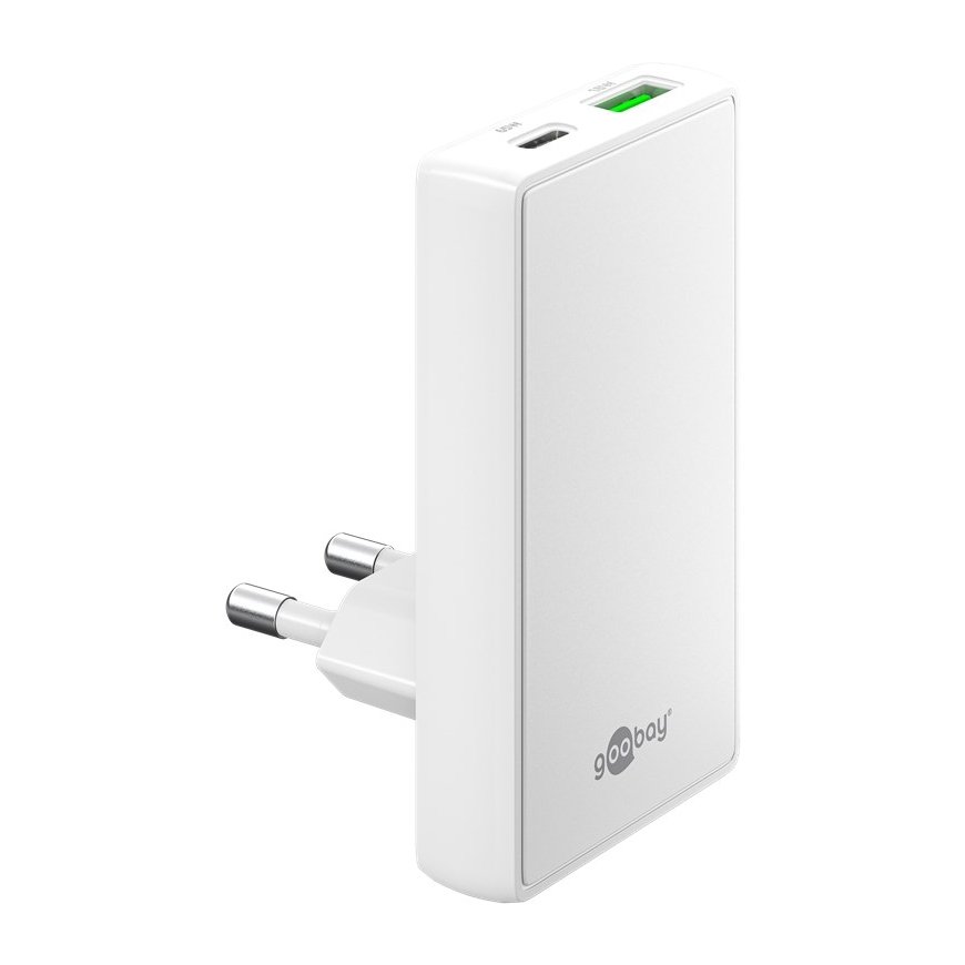Goobay 75724 mobiilseadme laadija Universaalne Valge Vahelduvvool Kiirlaadimine Hoonesisene