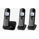 Panasonic KX-TGC 463GB DECT telefonas Skambintojo ID Juoda Panasonic KX-TGC 463GB DECT telefonas Skambintojo ID Juoda