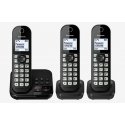 Panasonic KX-TGC 463GB DECT telefons Zvanītāja ID Melns