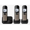 Panasonic KX-TGC 463GB DECT telefons Zvanītāja ID Melns